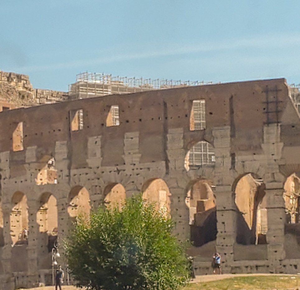 The Colosseum in Rome in afternoon light