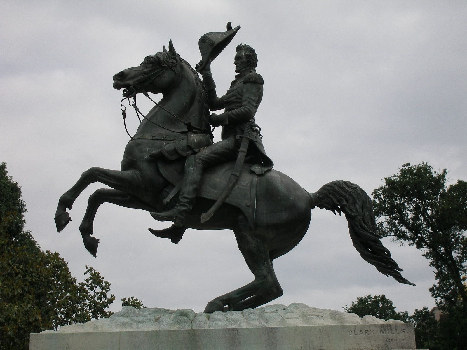 Equestrian monument photographed on a Washington DC trip